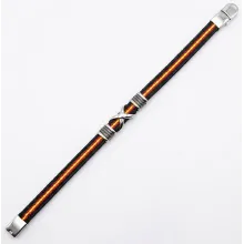 Pulsera cuero bandera España. La Tienda de España