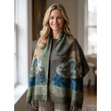 Chal pashmina reversible Las Meninas. La Tienda de España
