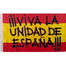 Bandera Viva la Unidad de España - La Tienda de España