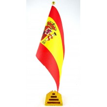 Bandera España sobremesa.