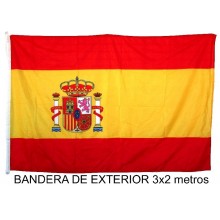Bandera España gigante exterior. 3x2 metros.
