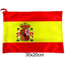 Bandera España raso 30x20cm
