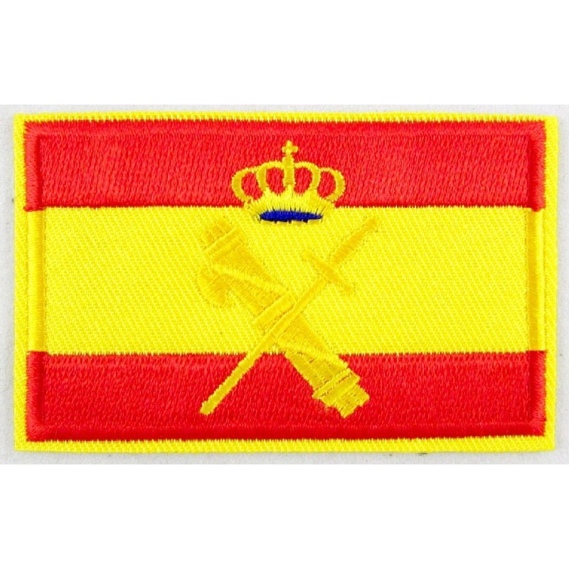 Parche bandera España baja visibilidad mate 3x6 cm