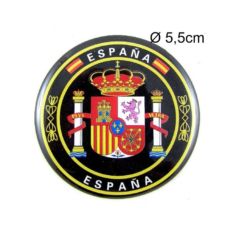 Pegatina Zaragoza España Escudo de armas 3D Relieve Pegatinas Bandera Ciudad 