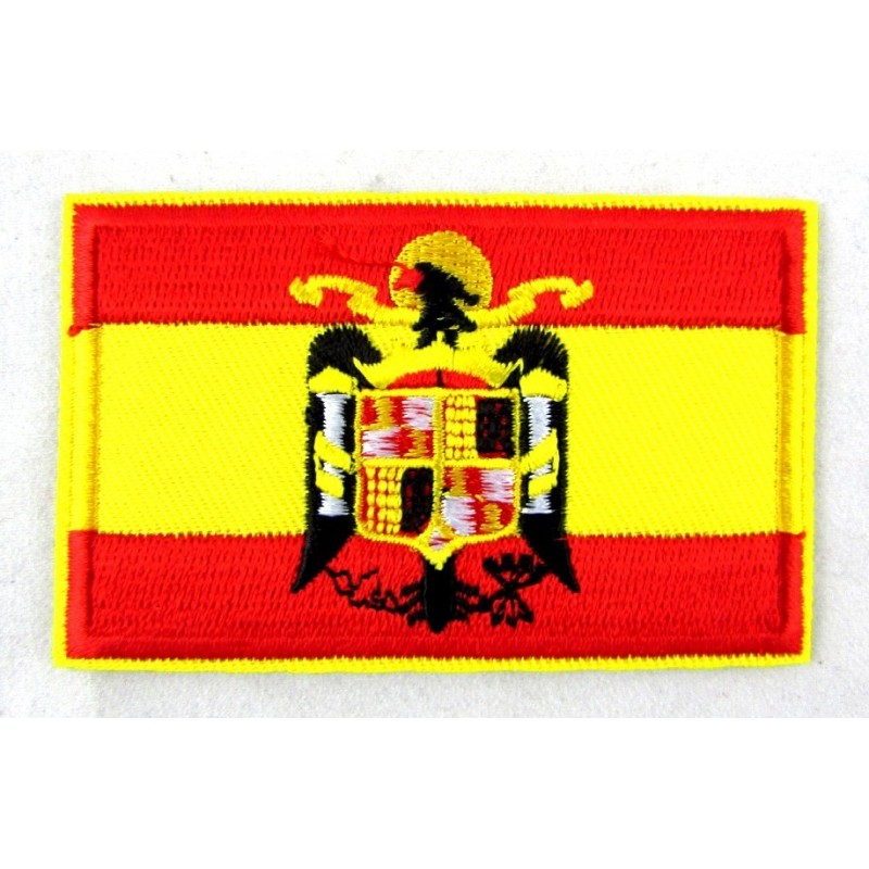 Parches bordados de la bandera de España