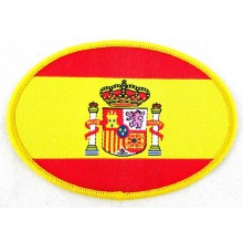 Parche bandera España ovalado. Modelo 47