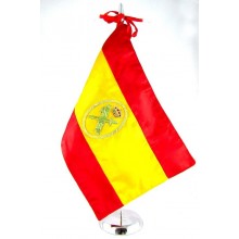 Bandera sobremesa España Guardia Civil bordada a mano