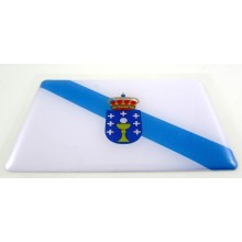 Pegatina bandera Galicia. Modelo 110