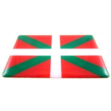 Pegatina bandera Euskadi. Modelo 118