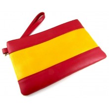 Bolso piel bandera España pequeño. Modelo 525