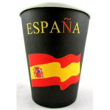 6 Vasos bandera España