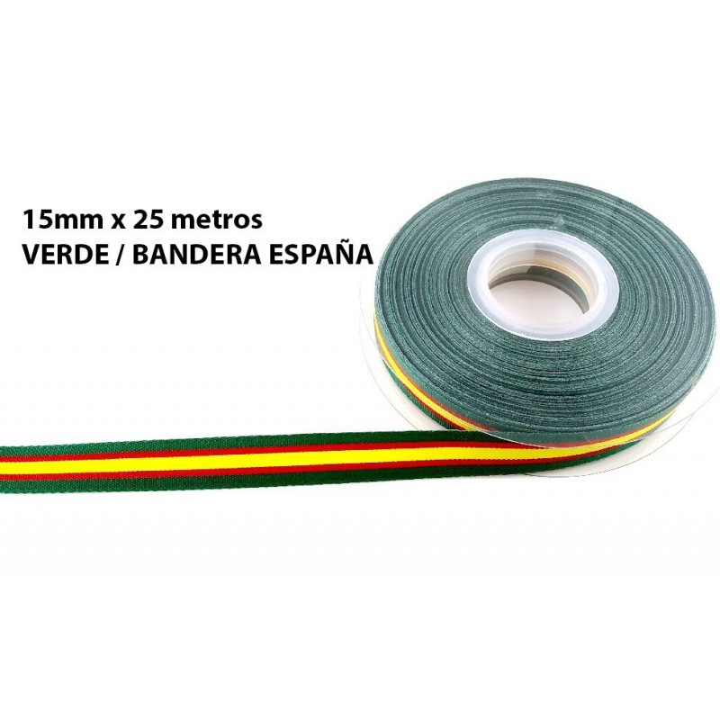 Rollo cinta bandera España (25 metros) - Truben