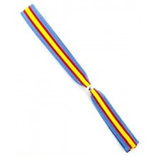 Pulsera cinta bandera España celeste. Modelo 260