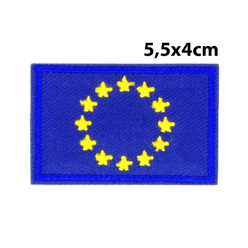 Parche Bordado Bandera Europa Union Europea Eu Cee Termoadhesivo 