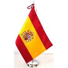 Bandera España sobremesa 30x20cm bordada a mano
