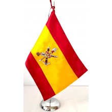 Bandera España Legión bordada a mano para mesa
