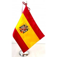 Bandera España Águila San Juan bordada a mano para mesa