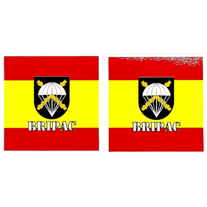 2 pegatinas bandera España BRIPAC - La Tienda de España