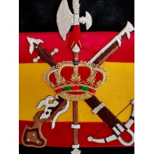 Estandarte Legión Española bordado a mano lujo tamaño grande