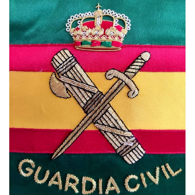 Estandarte Guardia Civil bordado a mano lujo tamaño pequeño - La Tienda de  España