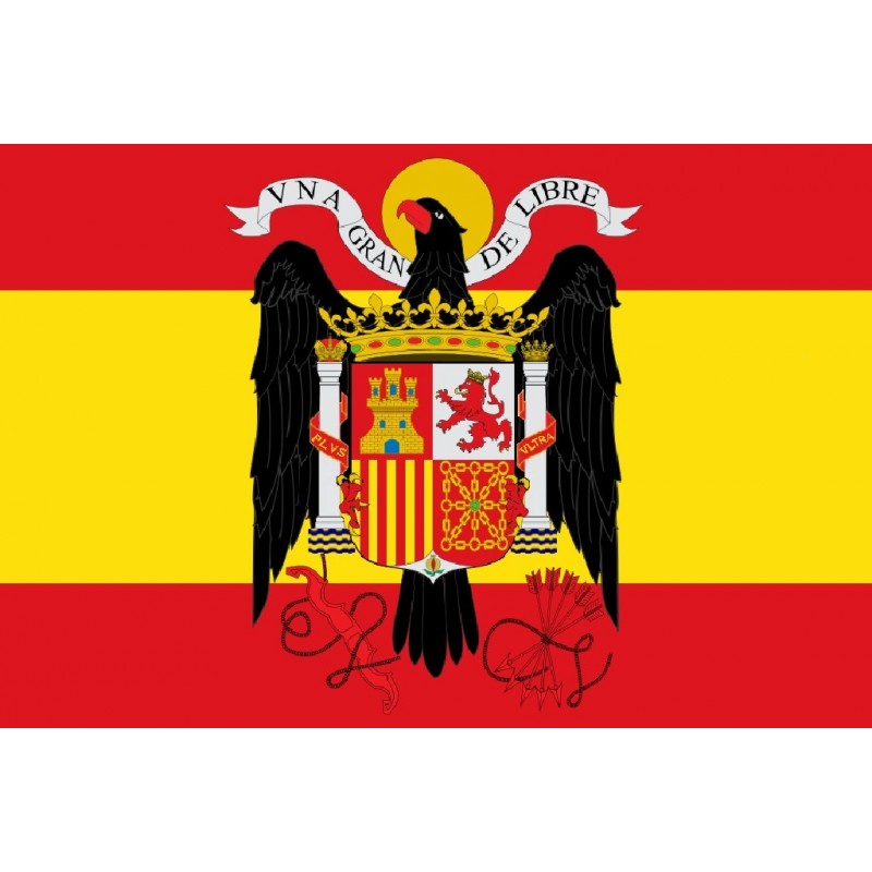 Bandera España Aguila San Juan. Modelo 2 - La Tienda de España