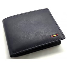 Cartera piel bandera España marino. Modelo 320117