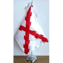 Bandera Cruz de Borgoña sobremesa 30x20cm. Modelo 611