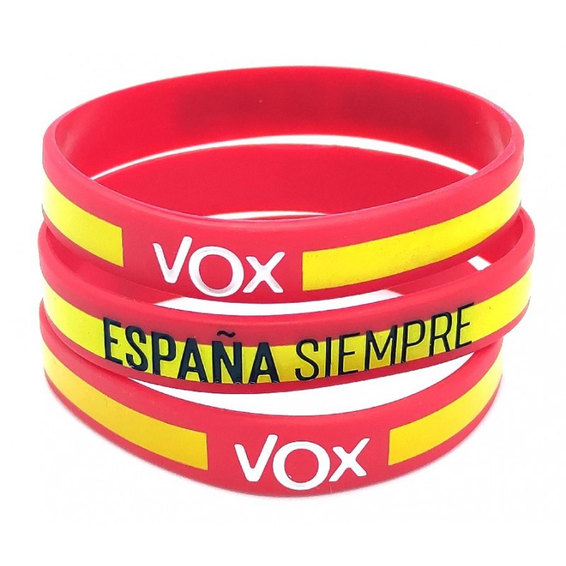 Pulsera VOX bandera España Modelo