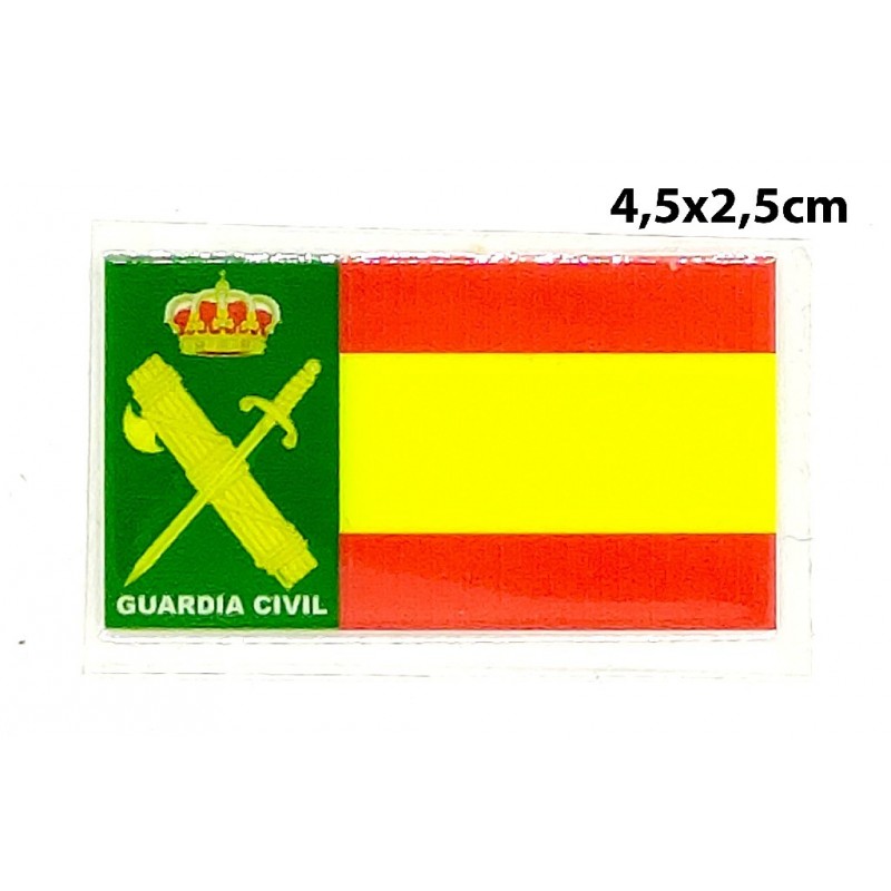 3 Pegatinas bandera España Toro. Modelo 115