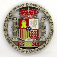 Imán Escudo de España. Modelo 195