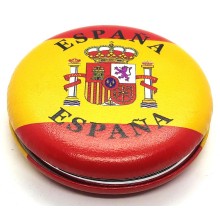 Espejo de bolso bandera España