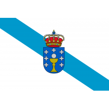 Bandera Galicia oficial para exterior 150x100cm