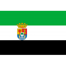 Bandera Extremadura oficial para exterior 150x100cm
