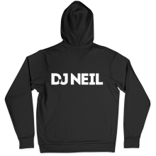 Sudadera DJ NEIL negra. Modelo DN-020