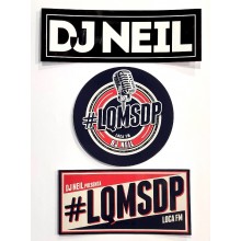 Pack 3 pegatinas DJ Neil LQMSDP