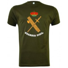 Camiseta Guardia Civil verde militar. Modelo 603