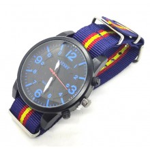 Reloj bandera España azul marino. Modelo 250