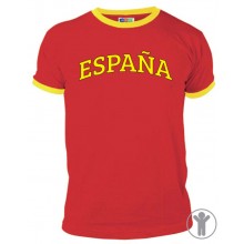 Camiseta España Roja. Infantil.