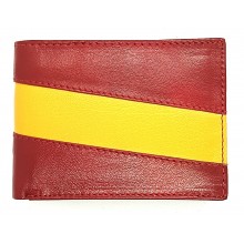 Cartera de piel bandera España. Modelo 550