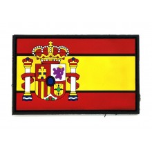 Parche 3D velcro Bandera España Escudo. Modelo 114