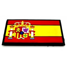 Parche 3D velcro Bandera España Escudo. Modelo 114