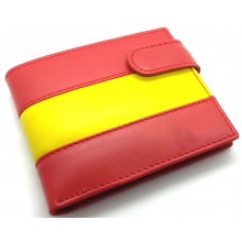 Cartera piel bandera España. Modelo 070-C