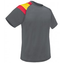 Camiseta técnica bandera España gris oscuro. Modelo 10598