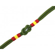 Pulsera náutica bandera España verde. Modelo 10709