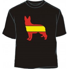 Camiseta perro 1 bandera España