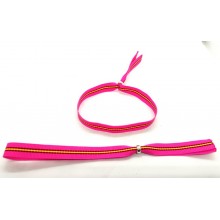 Pulsera bandera España rosa capote. Modelo 340