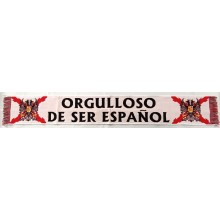 Bufanda Orgulloso de Ser Español. Modelo 024