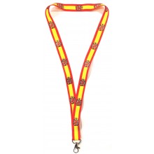 Lanyard bandera España Águila de San Juan. Modelo 005