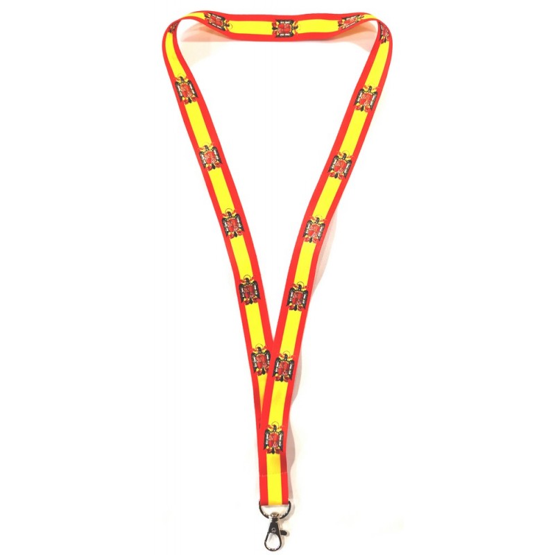 Lanyard bandera España Águila de San Juan. La Tienda de España