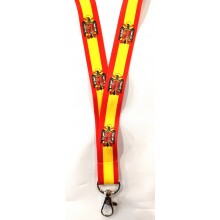 Lanyard bandera España Águila de San Juan. Modelo 005